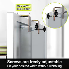 Orimade Over the Door Shower Caddy Adjustable 5 Tier Bronze,Bathroom Hanging Organizer Shelf Rustproof with 4 Hooks,Shower Basket with Soap Holder and Suction Cup