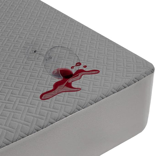 Premium Bamboo Mattress Protector – King Size, Waterproof, & Ultra Soft Breathable Noiseless Washable Bed Mattress Cover for Comfort & Protection MC03KING-LG