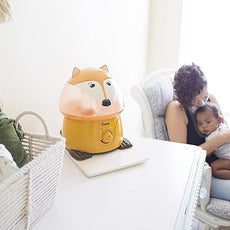 Crane 1 Gallon Animal Cool Mist Ultrasonic Humidifier for Kids' Bedroom and Nursery, Automatic Shut off, Adjustable Output, Fox