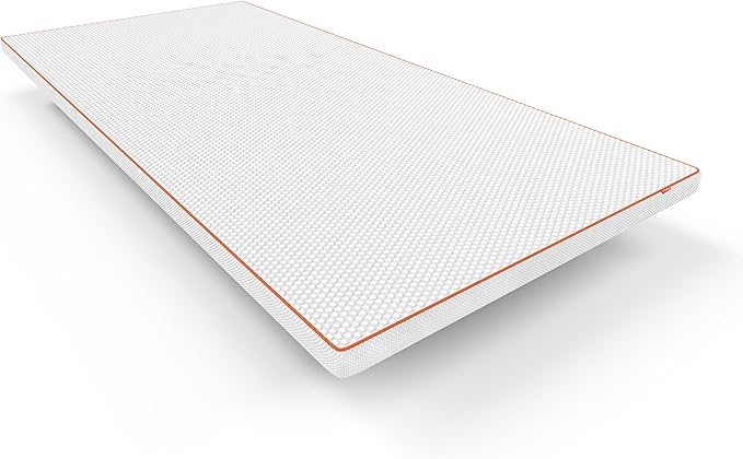 Dormeo The Essentials Dorm Mattress Topper for College, 2″ Cooling Octacell™ Airflow Comfortable Foam Dorm Bed Topper, Lightweight with Non-Slip Base, Perfect for College Student Bedding