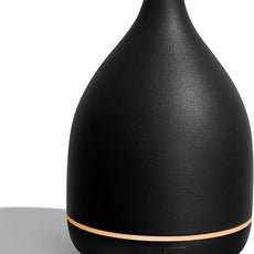 InnoGear Oil Diffuser, 300ML Ceramic Diffuser for Essential Oils Handcrafted Aromatherapy Diffuser Ultrasonic Cool Mist Humidifier with 4 Timers Waterless Auto Off for Room Office, Black