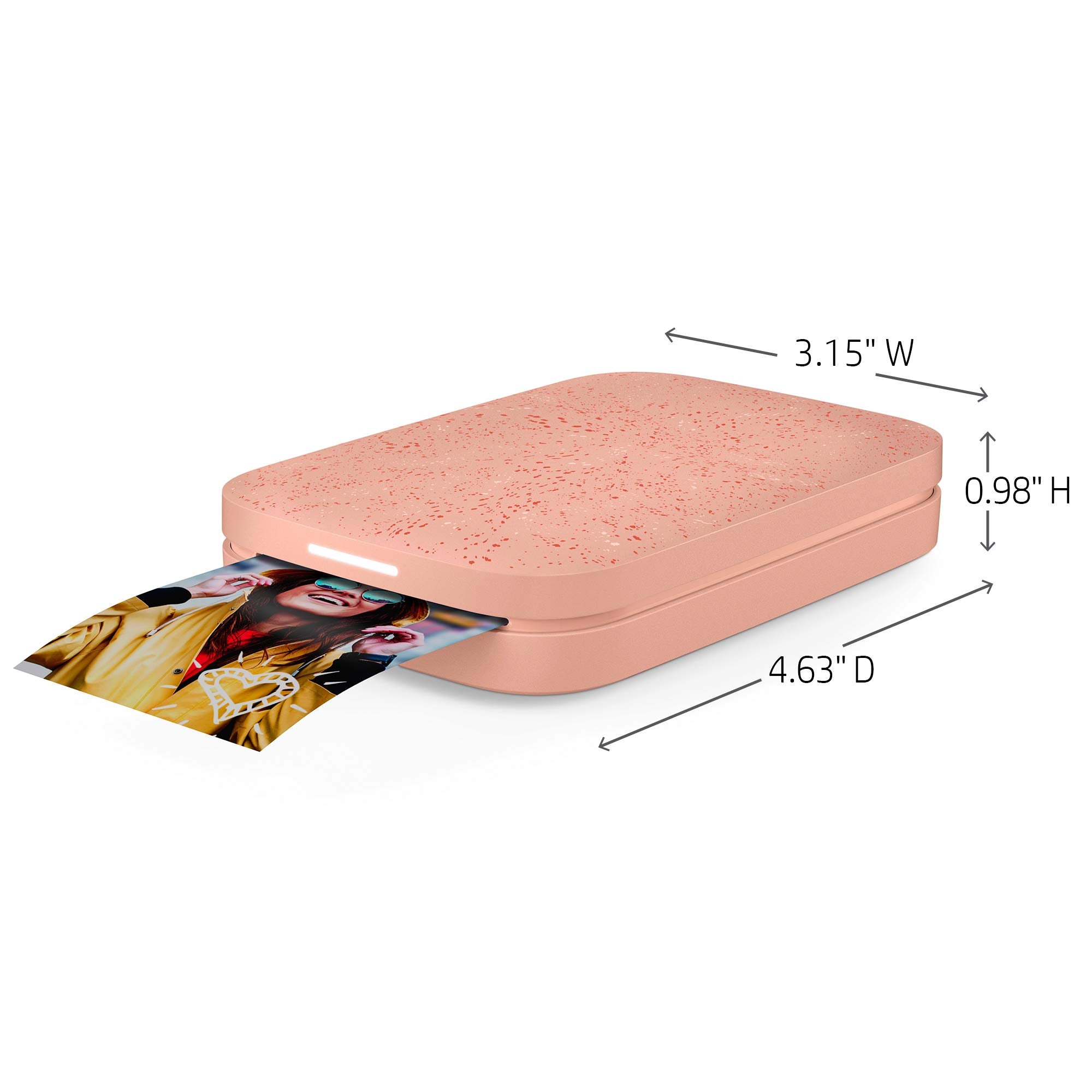 HP Sprocket Portable 2x3 Instant Photo Printer (Lilac) Print Pictures on Zink Sticky-Backed Paper from Your iOS & Android Device.