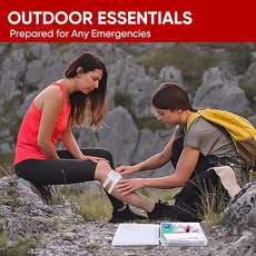 PTEROMY 100 Piece Mini First Aid Kit, Portable Small Emergency Kits Compact 1st Aid Kit for Car, Travel, Home, Camping, Outdoor, Hiking