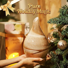 Porseme 280ml Essential Oil Diffuser Glass Color Changing Aroma Air Diffusers Aromatherapy Ultrasonic Cool Mist Humidifier 7 Running Hours Waterless Auto-Off for Sleeping, Yoga, Office, Spa (Desert)