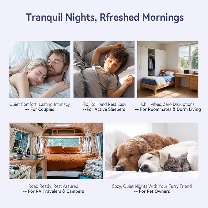 ELEMUSE Full XL Black Mattress Topper for Back Pain, Extra Thick Mattress Pad Cover, Plush Soft Pillowtop with Elastic Deep Pocket, Overfilled Down Alternative Filling