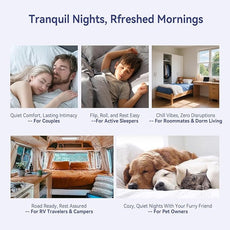 ELEMUSE Full XL Mattress Topper for Back Pain, Extra Thick Mattress Pad Cover, Plush Soft Pillowtop with Elastic Deep Pocket, Overfilled Down Alternative Filling