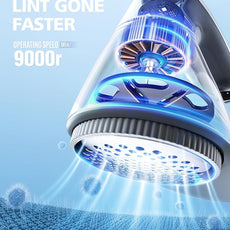 POPCHOSE Fabric Shaver for Clothing, Electric Lint Remover Sweater Shaver to Remove Pilling, Depiller for Clothes, Furniture, Couch, Fuzz with 6-Leaf Blades Extra, Electrostatic Brush