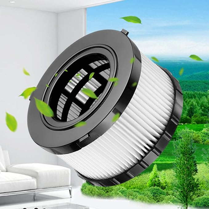 2 Pack HEPA Filter Replacement Compatible with DEWALT Wet Dry Vacuum DC5151H DC515 DCV517 DCV517B-with 2 Cleaning Brushes by Beilan