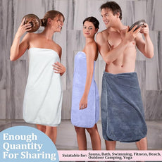 Preboun 12 Pcs Bath Towels and Washcloths 4 Sets Microfiber Bathroom Beach Pool Towel Set Quick Dry Coral Velvet Highly Absorbent for Fitness Sports Shower Travel Spa Hotel(Multicolor)