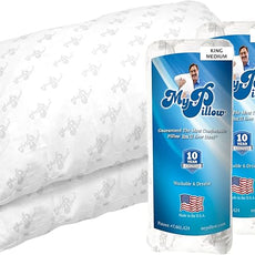 MyPillow Bedding Bed Pillows for Sleeping King Size, Set of 2, for Back, Stomach or Side Sleepers - My Pillow Classic Pillow [King, Medium]