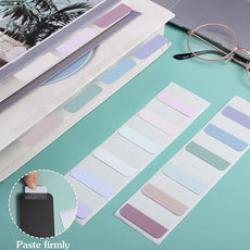 240 Pcs Sticky Index Tabs, Colored Book Sticky Tabs for Notebooks, Repositionable Page Tabs for Notebooks File Classification,12 Colors (1.8×1 Inch)