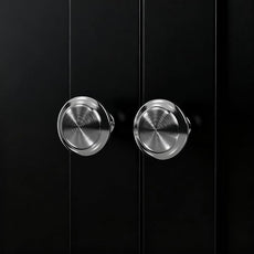 SUPER DEAL Modern Bathroom Floor Storage Cabinet with Adjustable Shelf and Double Door Rust Proof, Living Room Modern Home Furniture Storage Organizer Cabinet, Black