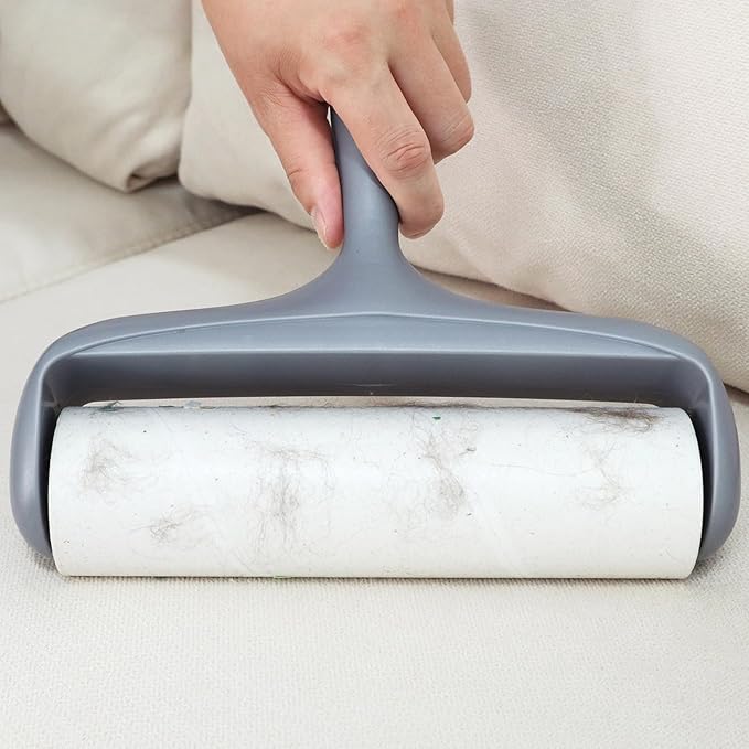 8 inch Extra Sticky Lint Roller Refill for Scotch-Brite 50% Stickier Large Surface Roller Replacement for Scotch Brite Large Pet Hair Roller Refill 60 Sheets, Pack of 6, 360 Sheets Total