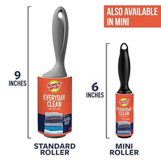 Scotch-Brite Everyday Clean Lint Roller, 3 Pack, Lint Remover for Pet Hair, Dark Clothes, Furniture, and Dusty Surfaces, Picks Up Fur & Fluff in Your Home, Car & Office, 300 Adhesive Sheets Total