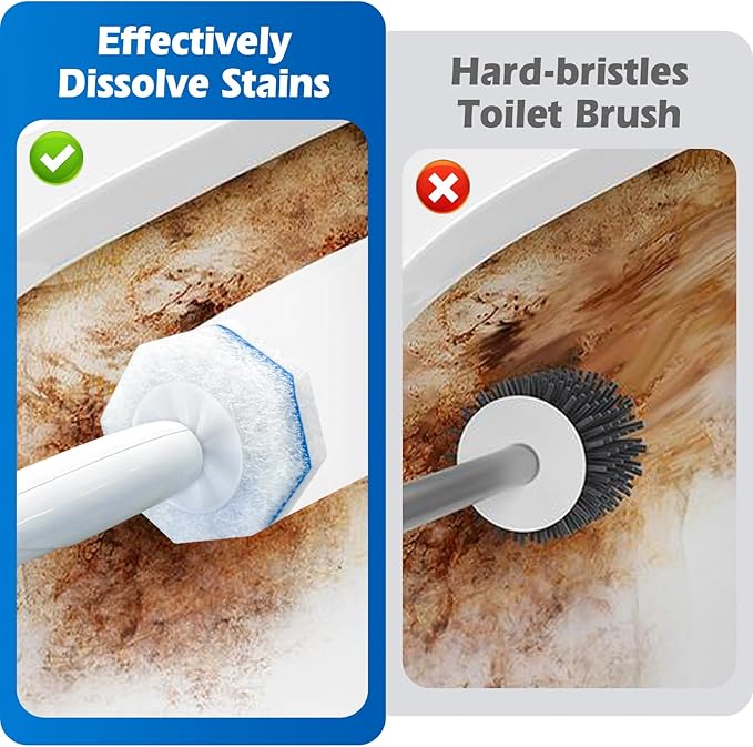 Upgraded Wand Heads Compatible with Most Toilet Wand Refills