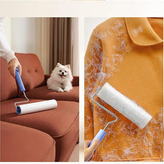 BEAH Lint Roller Refills (5 Packs 450 Sheets) Lint Rollers for Pet Hair Extra Sticky Refills,9.45 Inch Pet Hair Remover,Lint Roller Cleaning for Clothes,Furniture and Carpet,Easy to Tear