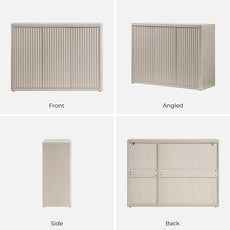 SICOTAS Buffet Cabinet with Storage Accent Sideboard with 3 Doors Modern 46.6