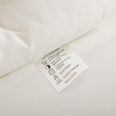 ROSGONIA Oversized King Comforter 128x120, 3pcs Super King Plus (1 Ivory Comforter & 2 Pillowcases) Lightweight Oversized Bedding Set Blanket