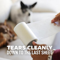 Scotch-Brite Pet Hair Pickup Extra Sticky Lint Roller, Designed for Removing Fur + Fluff on Couches, Clothes, Dog and Cat Beds, & More, 2 Pack, 200 Easy-Tear Adhesive Sheets Total