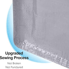 6 Pack Heavy Duty Extra Large Moving Bags W/Backpack Straps - Strong Handles & Zippers, Storage Totes For Space Saving, Fold Flat, Alternative to Box and Bin (40 gal, Silver)