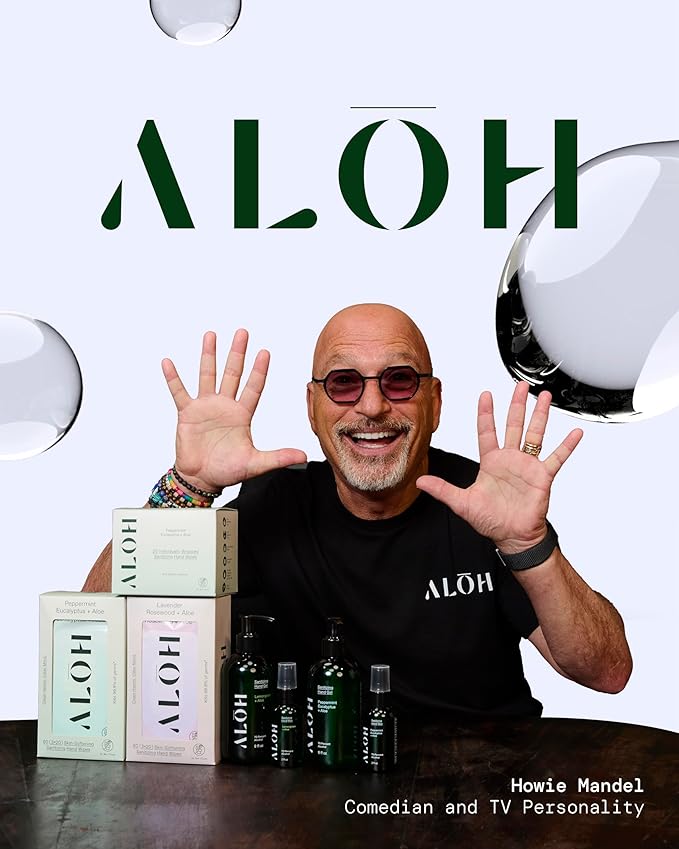 ALŌH Peppermint Eucalyptus Sanitizing Hand Wipes - Clean Hands, Clear Mind On The Go Sanitizer for Kids and Adults - Travel Size 6 packs of 20ct Wipe (120 Wipes)
