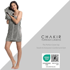 Chakir Turkish Linens Luxury Spa and Hotel Quality Premium Cotton 6-Piece Towel Set (2 x Bath Towels, 2 x Hand Towels, 2 x Washcloths)