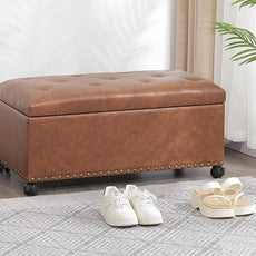 Joveco Storage Ottoman Bench 35