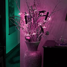 Fairy Flower String Lights, USB & Battery Lighted Decorative Cute Cherry Blossom Indoor Bedroom Window Hanging, Novelty Floral Lamp for Christmas Easter Wedding Party Birthday Décor (Pink)