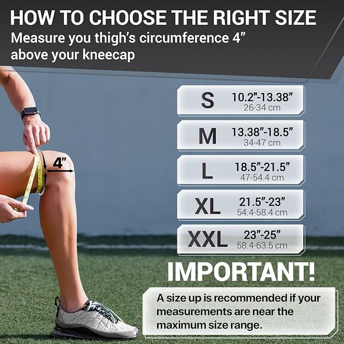 DR. BRACE ELITE Knee Brace with Side Stabilizers & Patella Gel Pads for Maximum Knee Pain Support and fast recovery for men and women-Please Check How To Size Video (Mercury, Medium)