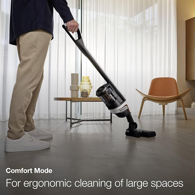 Miele Triflex HX2 Cat & Dog Cordless Stick Vacuum Cleaner, 60 min runtime, Obsidian Black / Rose Gold