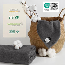 SEMAXE 4-Pack Luxury Bath Towels for Bathroom, 100% Cotton, Soft, Absorbent, and Quick-Drying, 55