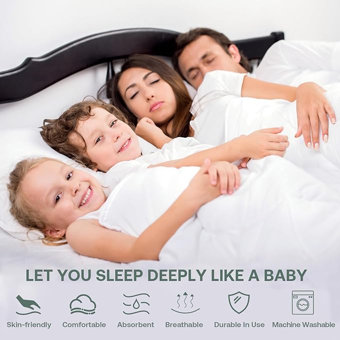 39"x80" Twin XL Mattress Protector 9" Depth【Dorms Hotel Exclusive】 Box Spring Mattress Cover Waterproof Soft Noiseless Breathable Mattress Encasement