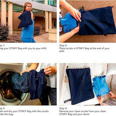STNKY Bag Pro - Laundry Bag - Wash Bag for Health Workers, Sports, Fitness & Travel