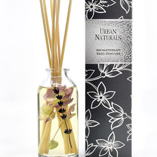 Urban Naturals Garden Lavender Reed Diffuser Oil Set with Reed Sticks – Calming, Herbal Fragrance - Made in The USA