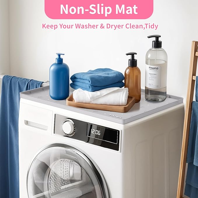 Sdpeia Under Sink Mat 25"×19" Waterproof Silicone Cabinet Liner & Sink Protector for Kitchen & Bathroom, Multi-Purpose Organizers Tray for Pets, Laundry, Cat Litter Mat