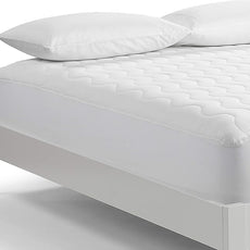 Serta Air Dry Basic Comfort Performance Fabric Quilted Mattress Pad, Cooling and Breathable Mattress Cover, Moisture Wicking Protection with 15