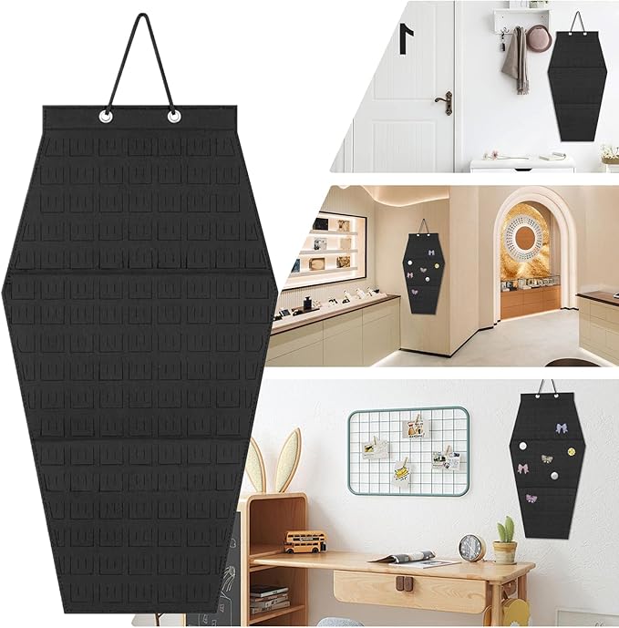 Pin Display Board - Felt Wall Mount Organizer Pre-Cut Holes | Enamel Pin Collection Display Holder,for Badge Button Home Office Living Room Apartment Shop Dorm Christmas Birthday