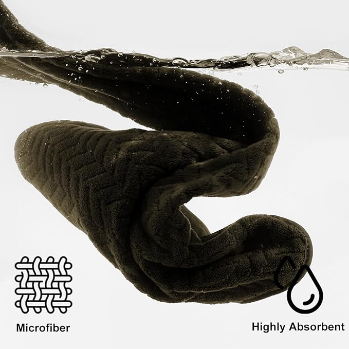 Ferdilan 8 Pack Bath Towel Set, 2 Extra Large Bath Towel Sheets, 2 Hand Towels and 4 Washcloths Ultra Soft and Absorbent Chair Towels for Bathroom, Quick Dry Towel for Home Hotel,Brown