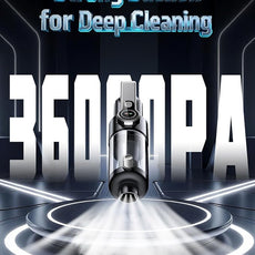 Cordless Handheld Vacuum Cleaner, 2-in-1 Vacuum & Blower, 36000Pa Suction Brushless Motor, Car Vacuum with LED Light, Lightweight, Portable for Car, Home, Office and Outdoor Use