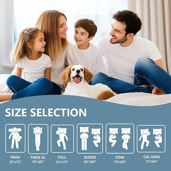 Premium Waterproof Mattress Protector King Size, Breathable Bed Cover 3D Air Fabric Cooling Mattress Pad Cover Smooth Soft Noiseless Washable, 8''-21'' Deep Pocket (Gray)