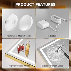 Hasipu Vanity Mirror with Lights, 40