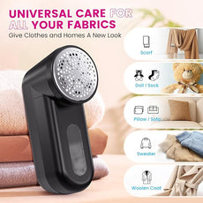 Fabric Shaver and Lint Remover for Clothes, Rechargeable Lint Shaver with LED Display & 6-Blade, Sweater Shavers to Remove Pilling, Fuzz Remover Fabric Shaver for Clothes and Furniture