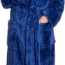 PAVILIA Women Hooded Plush Soft Robe | Fluffy Warm Fleece Sherpa Shaggy Bathrobe