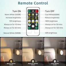 LED Closet Step Lights Motion Sensor Puck Light Compatible with Charging Station, 3 Colors Temperatures USB Rechargeable Indoor Under Cabinet Lighting(6 Pack, Without Charge Stand)