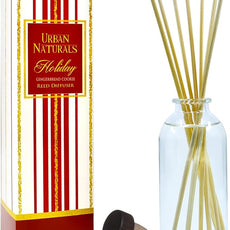 Urban Naturals Gingerbread Cookie Reed Diffuser Set - Warm Vanilla, Nutmeg, Cinnamon & Ginger - Made in The USA