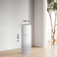 Afloia Humidifier and Air Purifier in One, 3-Stage Filter Cleaner Evaporatively Humidify Combo Remove Pets Dust Dander Hair Allergy Pollen Smoke Smell for Home Bedroom Large Room, 24dB Quiet