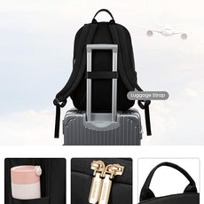 LOVEVOOK Laptop Backpack for Women, 17.3 Inch Business Backpack Purse, Large Capacity Casual Daypack, Work Computer Backpack, Travel Backpack for College, Black