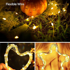 6 Pack Fairy Lights Battery Operated - 7ft 20 LED Twinkle Lights Copper Wire Mini String Lights Firefly Lights for Mason Jars DIY Crafts Christmas Wedding Party Centerpiece Table Decor, Warm White
