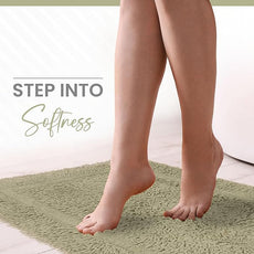 Martex 100% Cotton Ringspun Bath Rug Super Soft Super Absorbent Essential Bathroom Rugs Non-Slip Bath Mat Quick Drying Bath Mat Sea Green