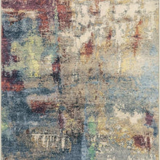 Lahome Modern Abstract Living Room Rug 8x10, Washable 8x10 Area Rugs for Bedroom Stain Resistant Non Slip, Large Red Soft Indoor Carpet for Dining Room Table Home Decor